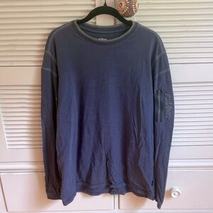 Kuhl Men's Blue Long Sleeve Shirt, Large